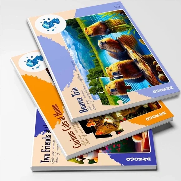 NIB Quokka Dementia Jigsaw Puzzles
Set of 3,Alzheimer's Aide,Lg Pcs,Animals - Picture 7 of 8